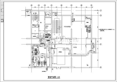 直燃雙效溴化鋰吸收式制冷機(jī)組冷凍設(shè)計(jì)圖紙